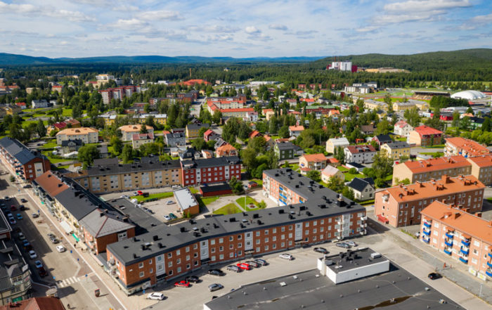 flygfoto boden centrum